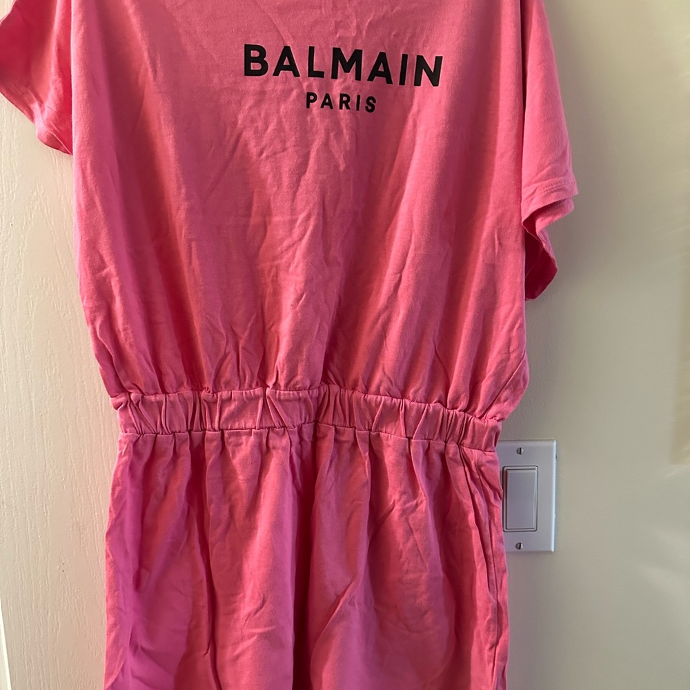 Balmain Vibrant Pink Casual Dress